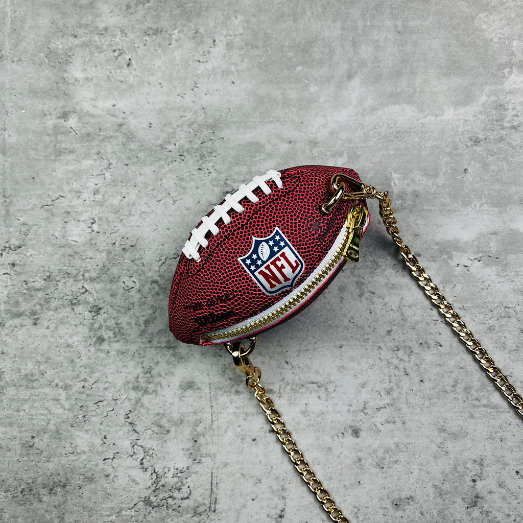 Football Tote Bag with Coin Purse | Multi-Purpose Carryall